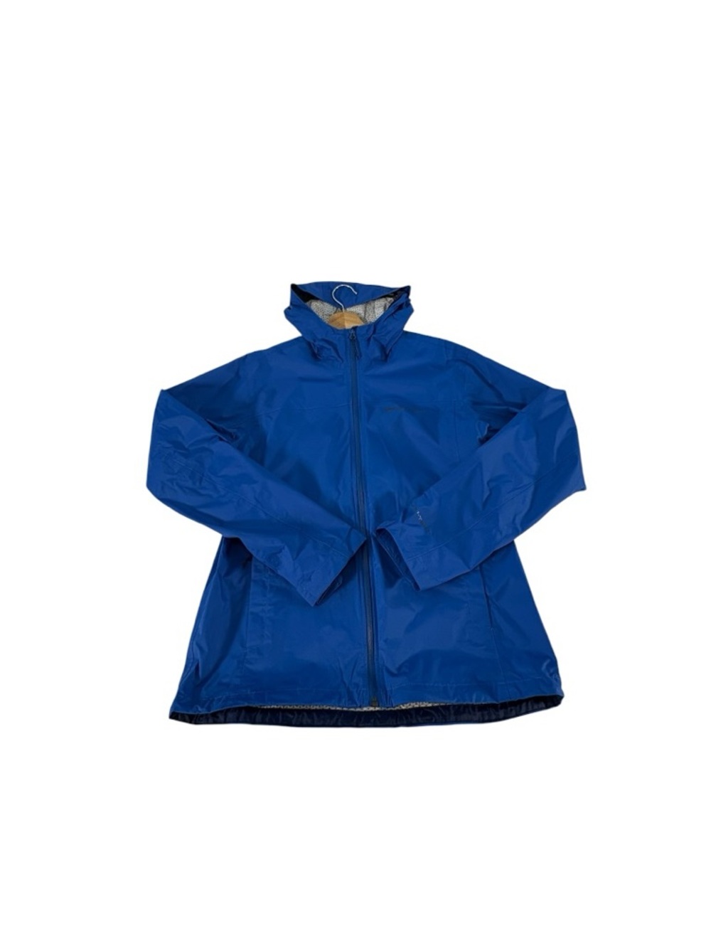 Columbia EvaPOURation Rain Jacket Mens M Blue Omni Tech Waterproof Hooded